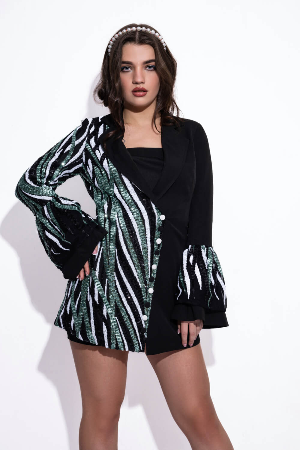 Jungle Glamour Blazer Dress - Meeami Fashion