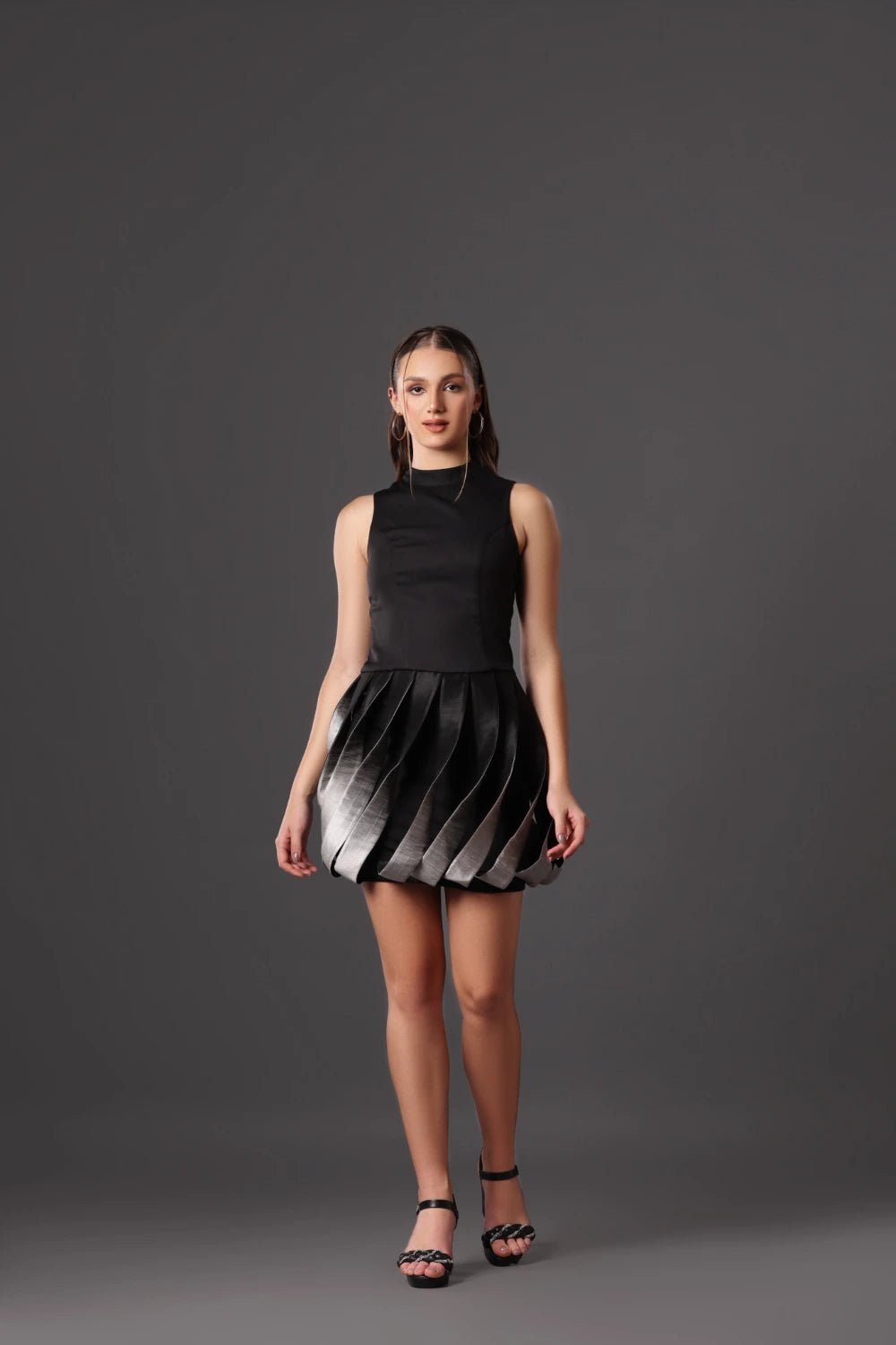 Moonlight Noir Dress - Meeami Fashion by Amit Bhardwaj