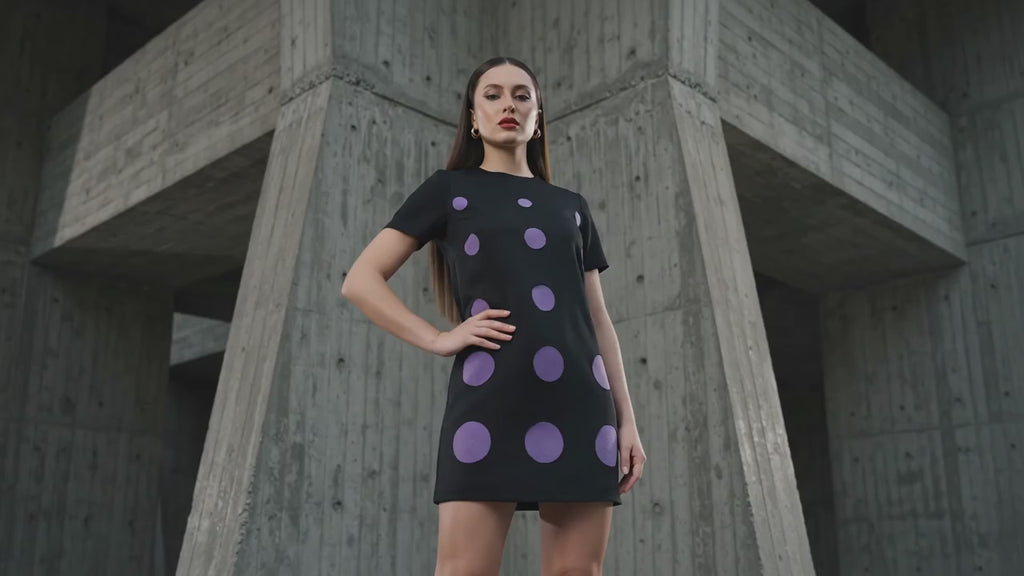 Polka Cut Dress - Polka Dot Inspiration - Meeami Fashion by Amit Bhardwaj
