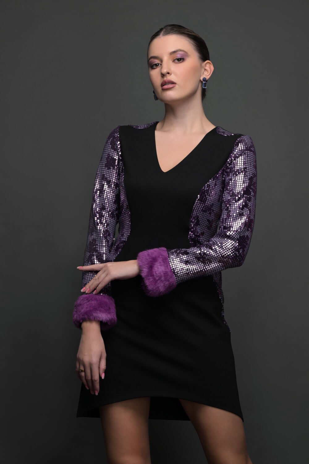 Purple Mist Dress - Meeami Fashion