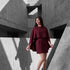 Regal Merlot Overlay Dress