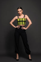 Retro Vibes Tweed Top - Meeami Fashion