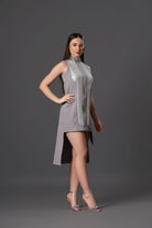 Silver Mirage Dress - Meeami Fashion