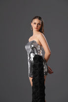 Sparking Roses Dress - Meeami Fashion