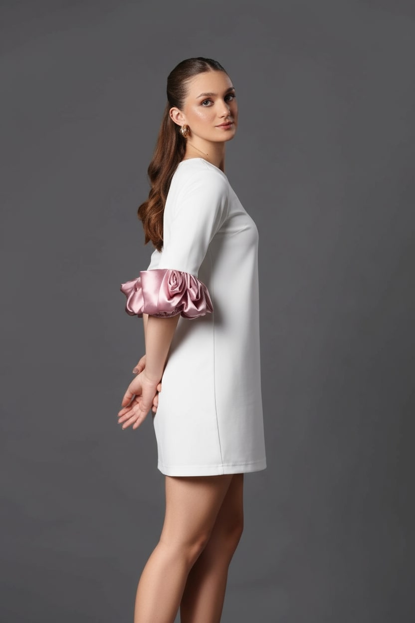 White Bloom Dress - Meeami Everyday - Meeami Fashion