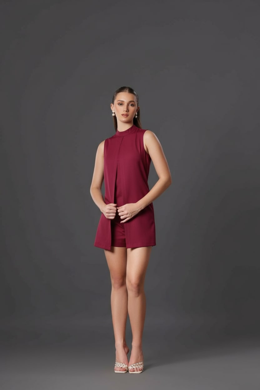 Winery Mermaid Skort Dress - Meeami Fashion