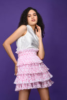 Meeami Fashion "Pinkness" Pleated Skirt Combo Meeami Fashion 