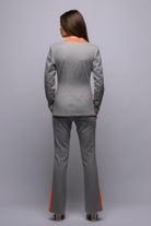 Nikkimorange - Orange Neon Blazer Set - Meeami Fashion